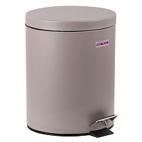 Ведро-контейнер для мусора (урна) с педалью LAIMA Classic, 12 л, серое, матовое, металл, со съемным внутренним ведром в Йошкар-Оле Ведро-контейнер для мусора (урна) с педалью LAIMA Classic, 12 л, серое, матовое, металл, со съемным внутренним ведром в Йошкар-Оле
