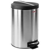 Ведро-контейнер для мусора (урна) с педалью LAIMA Modern, 12 л, матовое, нержавеющая сталь, со съемным внутренним ведром в Йошкар-Оле