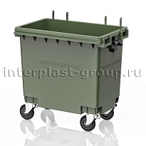 Мусорный контейнер 770 л зеленый без крышки 770 зеленый в Йошкар-Оле