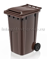 Контейнер для мусора 240 л коричневый облегченный 240 зеленый в Йошкар-Оле Контейнер для мусора 240 л коричневый облегченный 240 зеленый в Йошкар-Оле