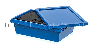 Изотермический контейнер KV 6416 в сборе с крышкой голубой в Йошкар-Оле