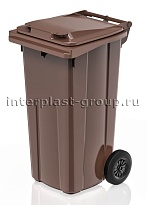 Мусорный контейнер 120 л коричневый 120 коричневый в Йошкар-Оле
