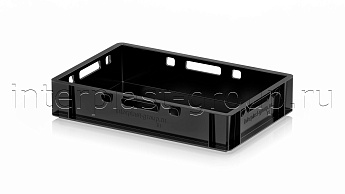 Ящик для мяса и колбасных изделий Е-1 черный в Йошкар-Оле Ящик для мяса и колбасных изделий Е-1 черный в Йошкар-Оле