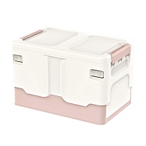 Ящик пластиковый складной белый, дно розовое, 370х240х240 мм в Йошкар-Оле