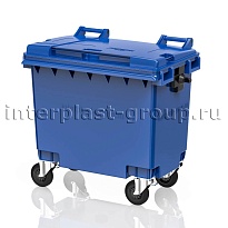 Контейнер для мусора 660 л голубой 660 голубой в Йошкар-Оле Контейнер для мусора 660 л голубой 660 голубой в Йошкар-Оле
