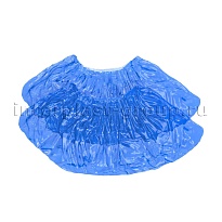 Бахилы голубые 2000 шт (1000 пар), 16 мкм, однослойные, с одной резинкой, Эконом в Йошкар-Оле