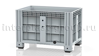 Контейнер iBox сплошной на ножках с пробкой 2 дюйма серый в Йошкар-Оле Контейнер iBox сплошной на ножках с пробкой 2 дюйма серый в Йошкар-Оле