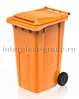 Контейнер для мусора 240 л оранжевый облегченный 240 оранжевый в Йошкар-Оле Контейнер для мусора 240 л оранжевый облегченный 240 оранжевый в Йошкар-Оле