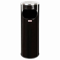 Урна с пепельницей 18 литров, нержавеющая сталь, черная, LAIMA PROFESSIONAL в Йошкар-Оле Урна с пепельницей 18 литров, нержавеющая сталь, черная, LAIMA PROFESSIONAL в Йошкар-Оле