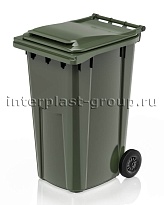 Контейнер для мусора 240 л зеленый облегченный 240 зеленый в Йошкар-Оле Контейнер для мусора 240 л зеленый облегченный 240 зеленый в Йошкар-Оле
